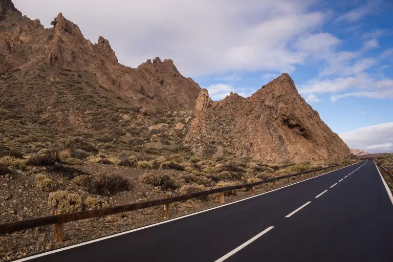 Road and country, Tenerife, Spain